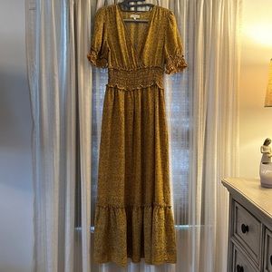 Gold maxi dress